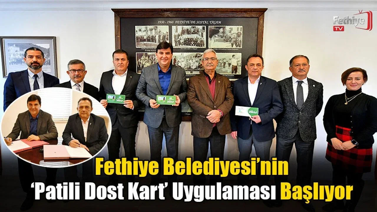 Fethiye Belediyesi’nin Patili Dost Kart Uygulaması Başlıyor