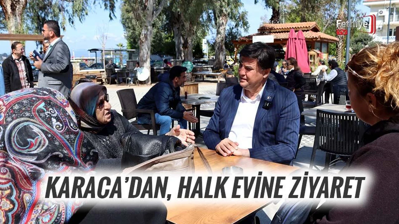 Karaca, Halk Evini Ziyaret Etti