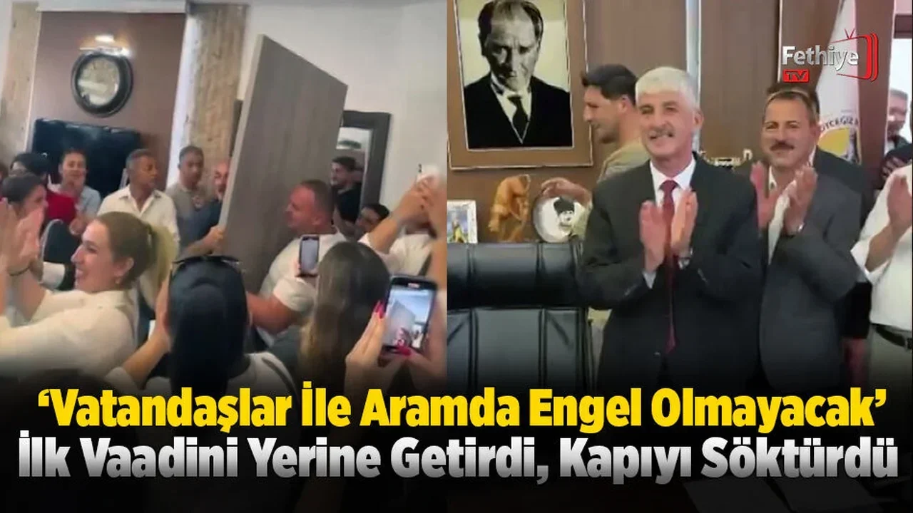 İlk Vaadini Yerine Getirdi, Kapıyı Söktürdü