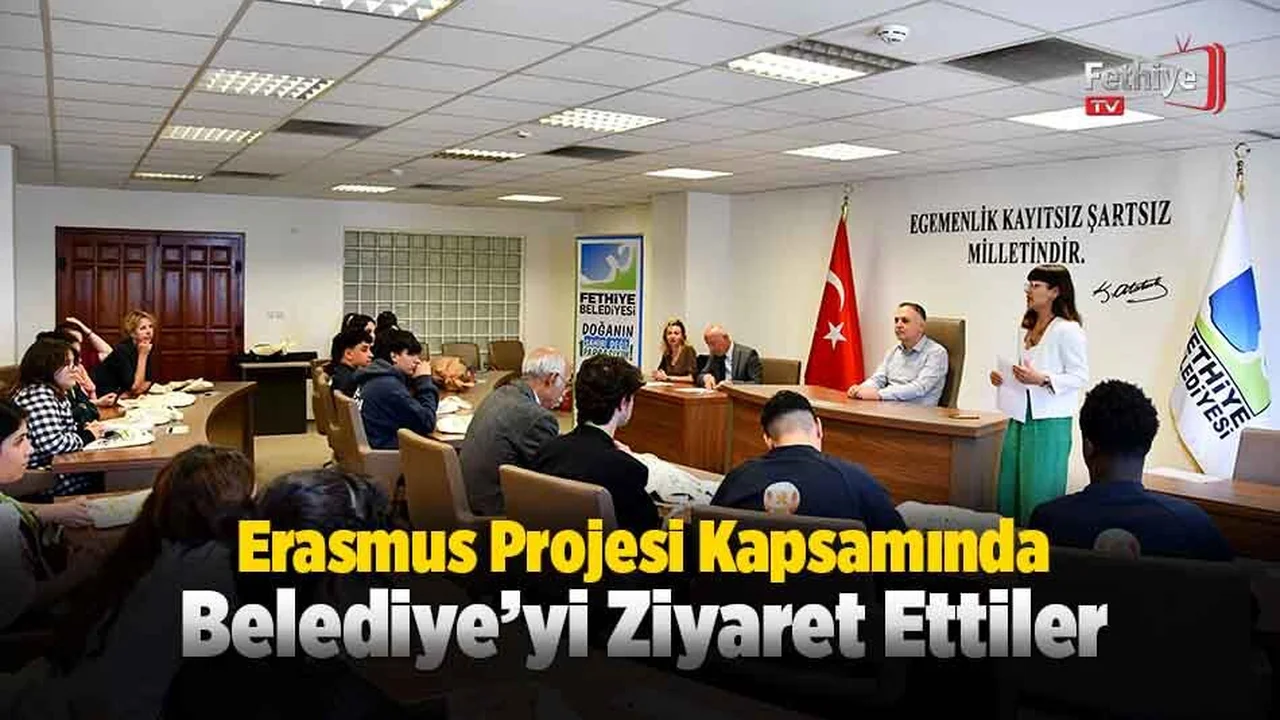 Erasmus Projesi Kapsamında Belediye’yi Ziyaret Ettiler