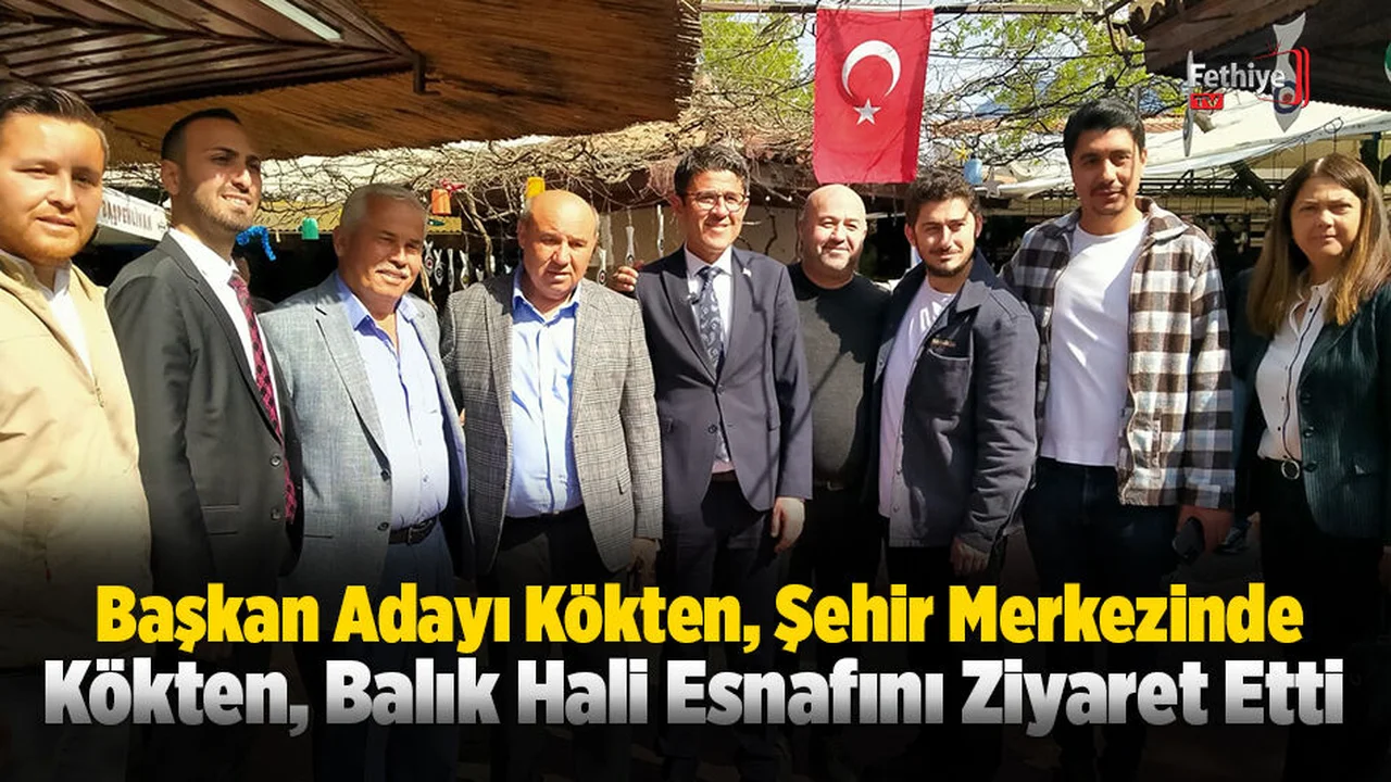 Kökten, Çarşı Esnafını Ziyaret Etti