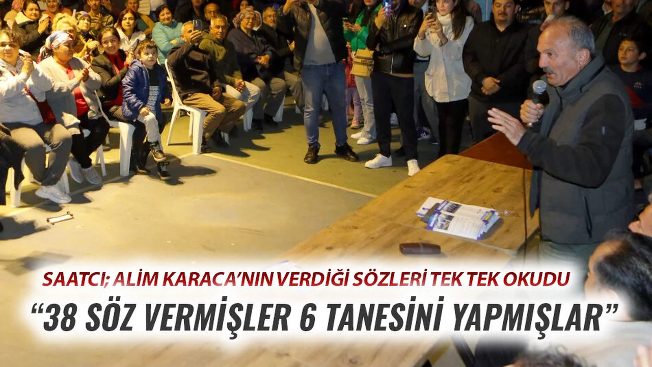 Behçet Saatcı'dan Alim Karaca'ya Eleştiriler