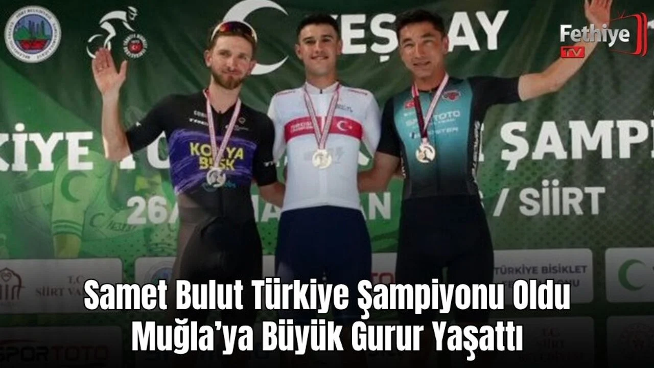 Samet Bulut Türkiye Şampiyonu Oldu, Muğla’ya Büyük Gurur Yaşattı