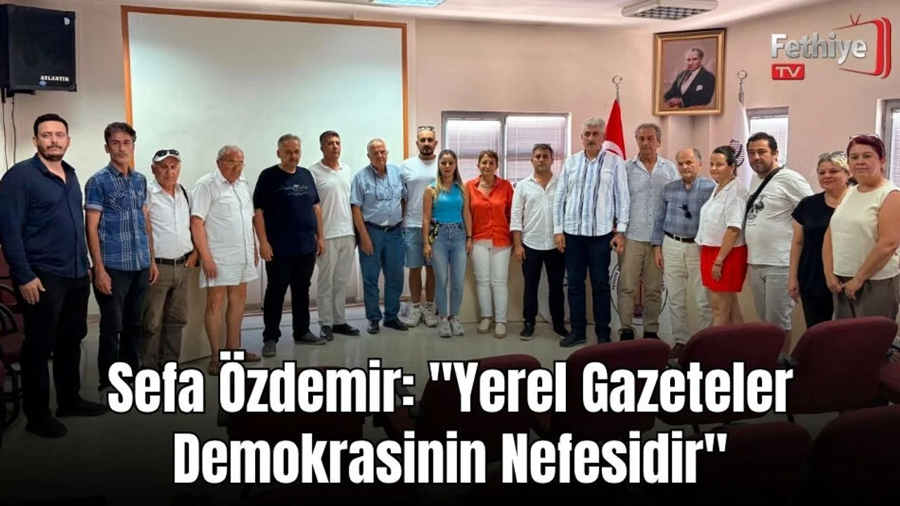 Sefa Özdemir: "Yerel Gazeteler Demokrasinin Nefesidir"