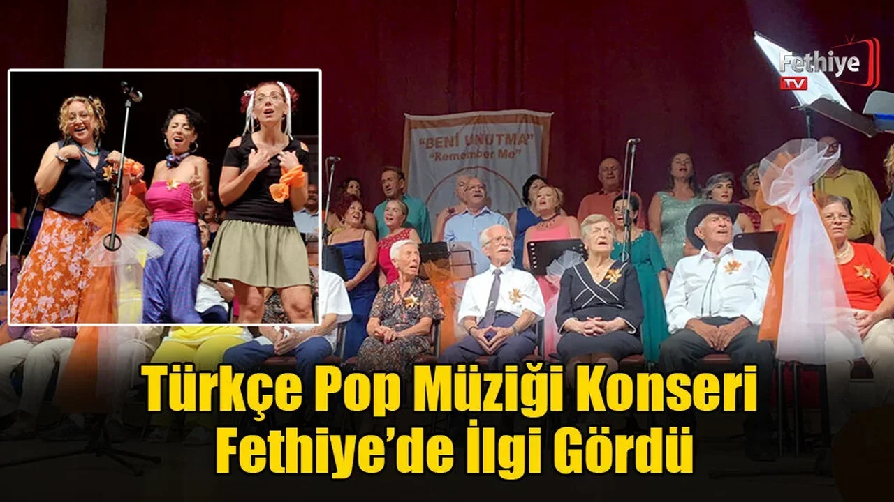 Türkçe Pop Müziği Konseri Fethiye’de İlgi Gördü