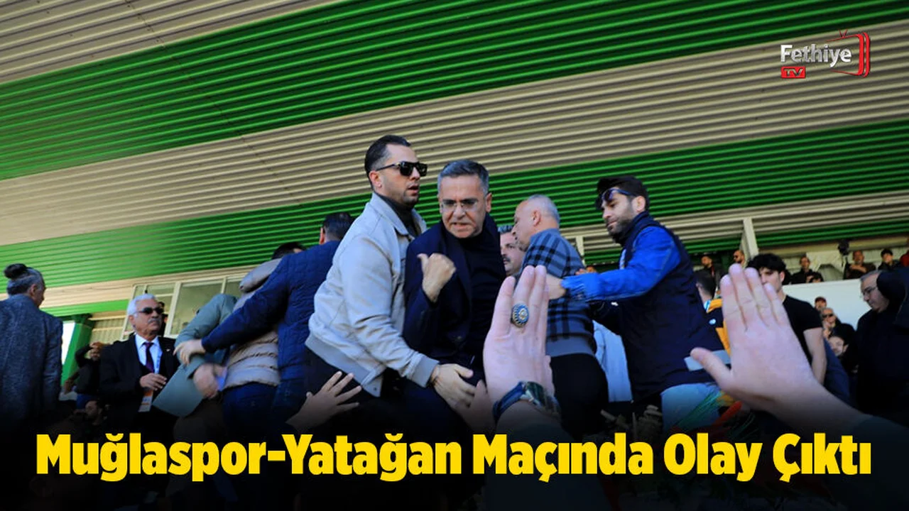 Muğlaspor-Yatağan Maçında Olay Çıktı