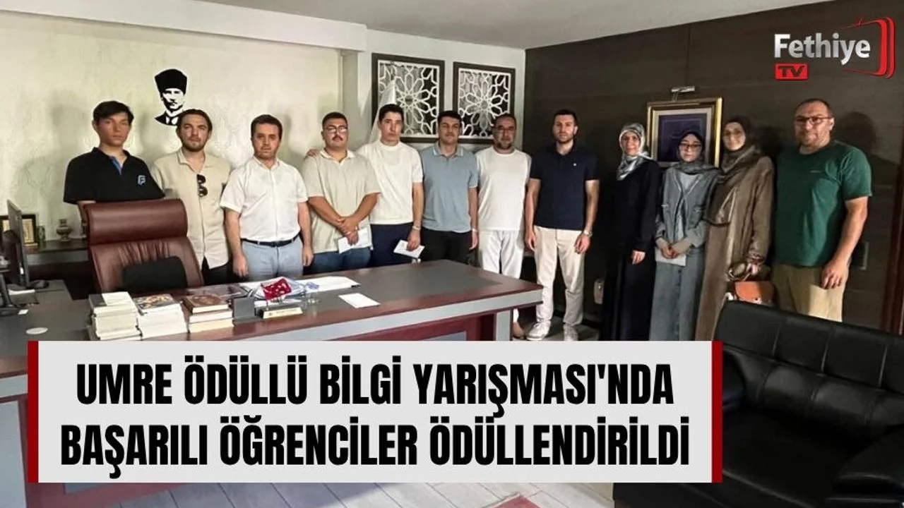 Umre Ödüllü Bilgi Yarışması'nda Başarılı Öğrenciler Ödüllendirildi