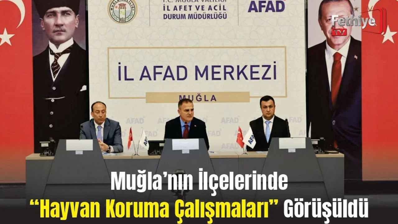 Muğla’nın İlçelerinde “Hayvan Koruma Çalışmaları” Görüşüldü