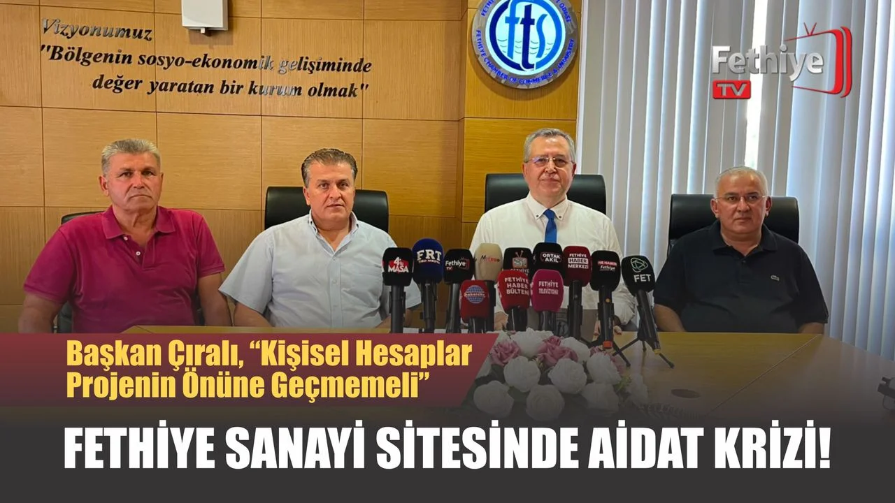 Fethiye Sanayi Sitesinde Aidat Krizi!