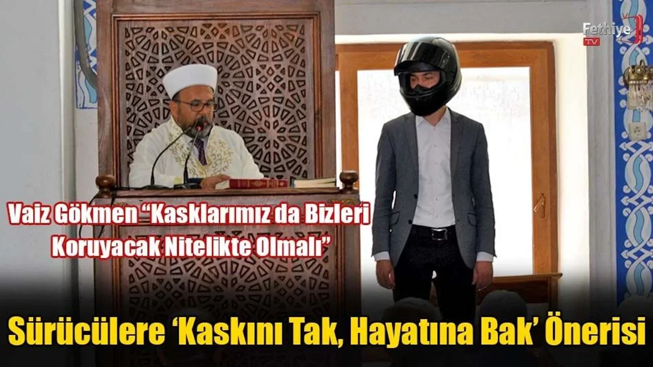 Fethiye’de Cuma Namazında Farkındalık