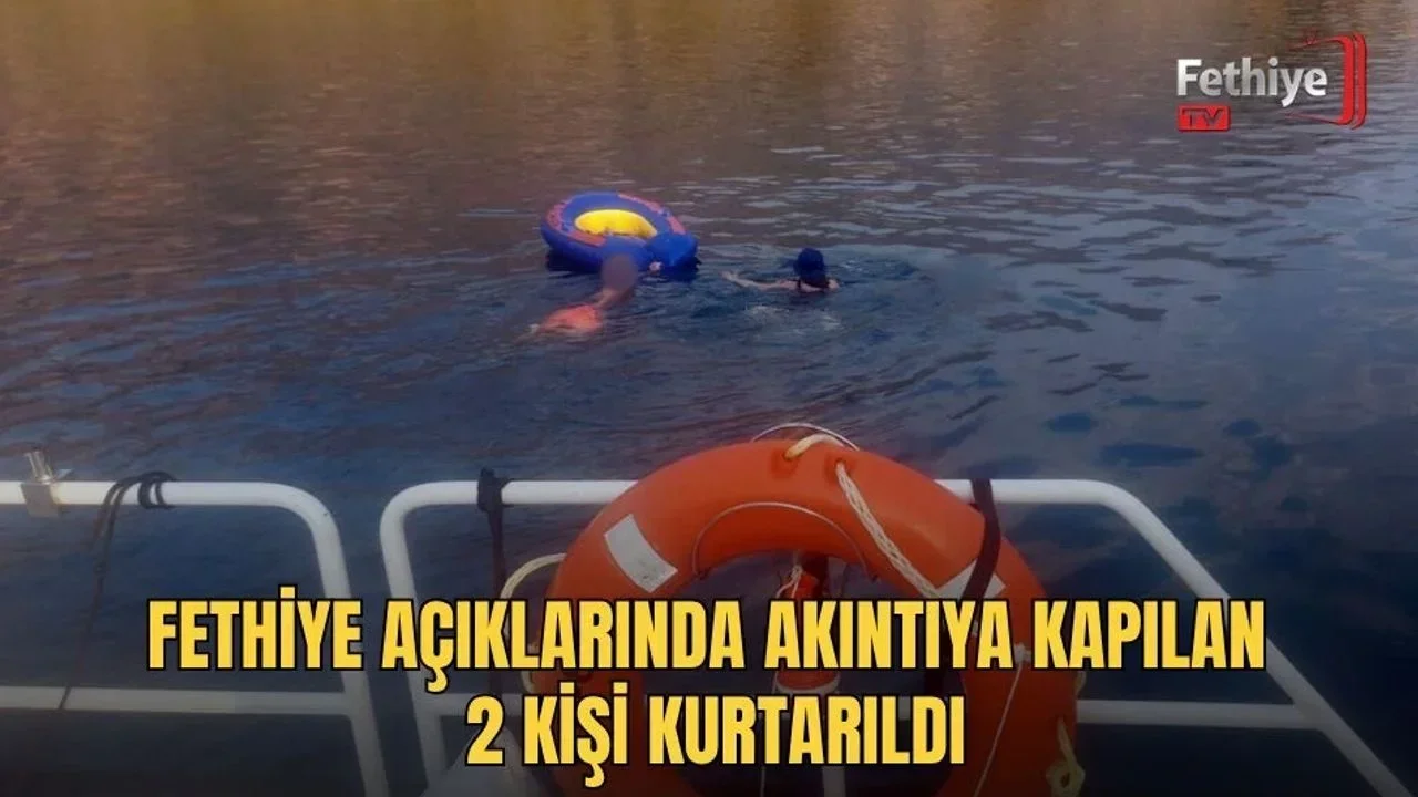 Sahil Güvenlik botu, açık denizde sürüklenen iki kişiyi Ölüdeniz İskelesi'ne sağ salim ulaştırdı.