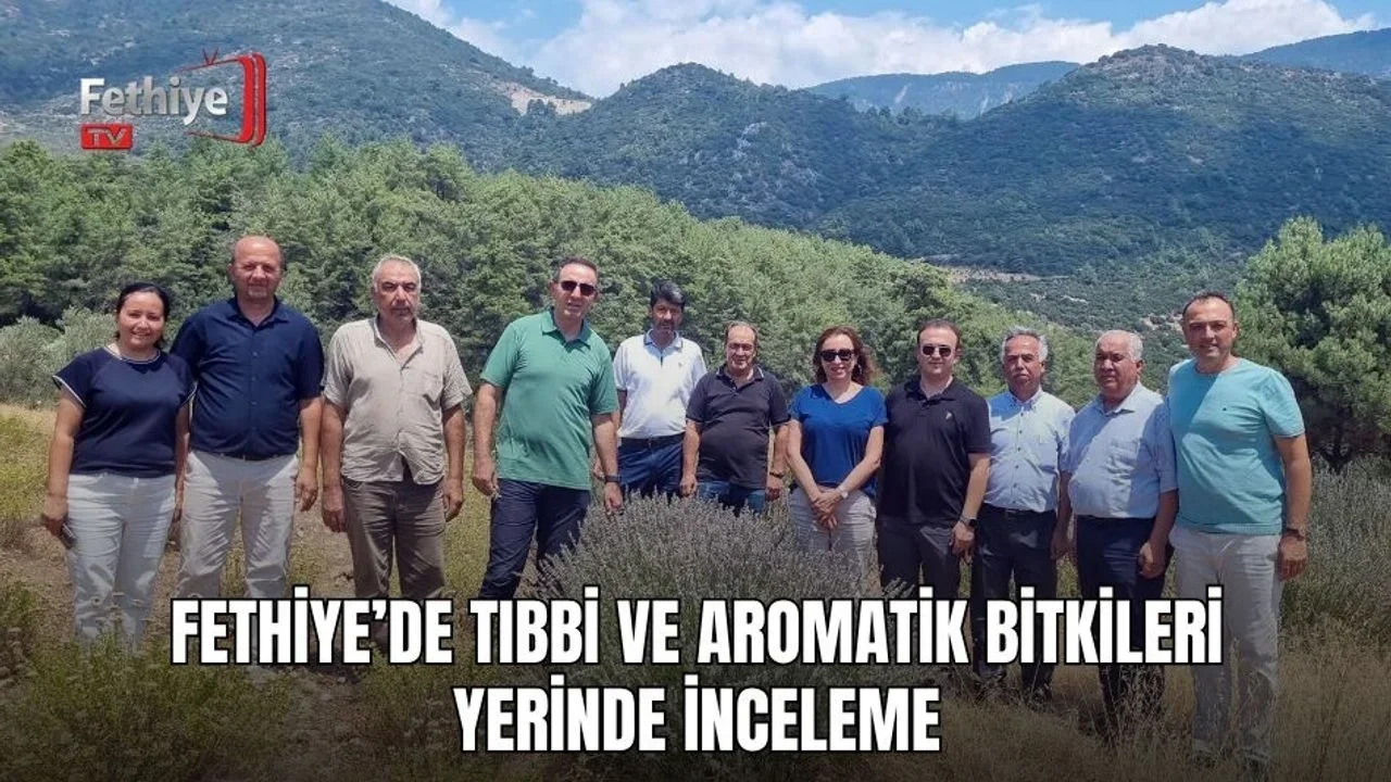 İncirköy ve Üzümlü mahallelerinde tıbbi ve aromatik bitki bahçelerini inceleyen teknik heyet, distilasyon tesisi alanını değerlendirdi.