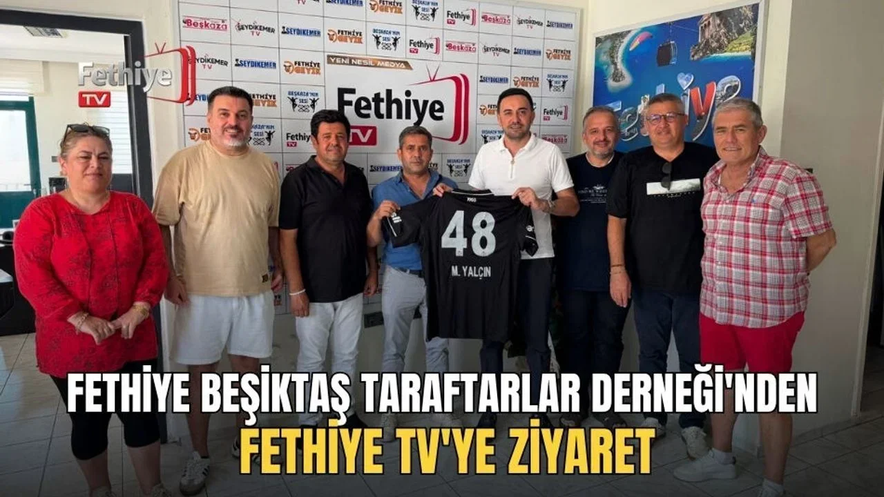 Fethiye Beşiktaş Taraftarlar Derneği'nden Fethiye TV'ye Ziyaret