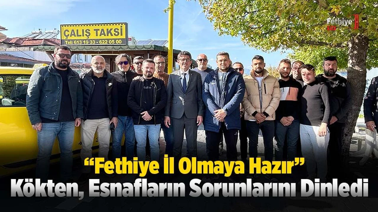 Aday Kökten, Esnafların Sorunlarını Dinledi