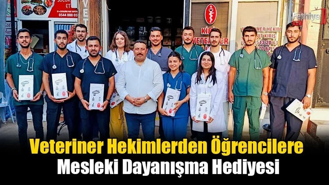 Veteriner Hekimlerden Öğrencilere Mesleki Dayanışma Hediyesi