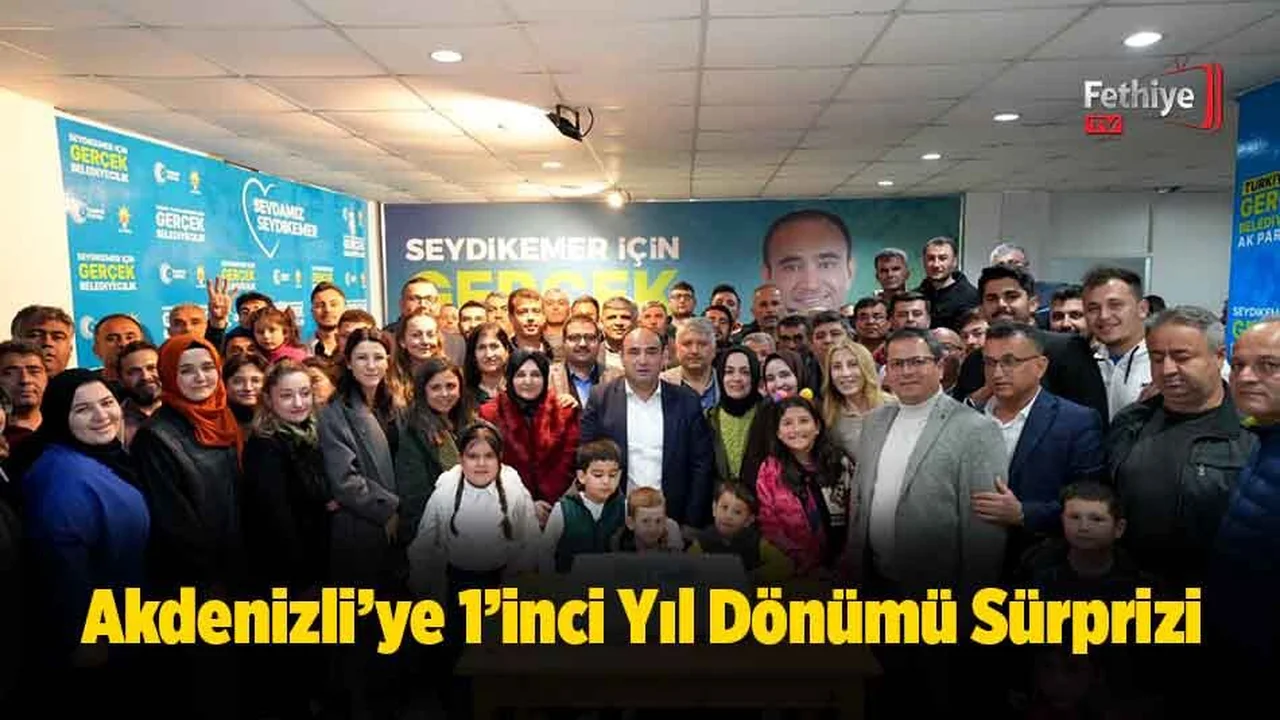 Başkan Akdenizli’yi Duygulandıran Sürpriz