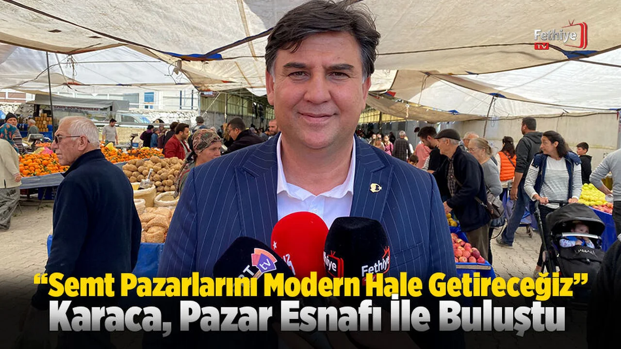 Karaca, Salı Pazarı Esnafı İle Bir Araya Geldi