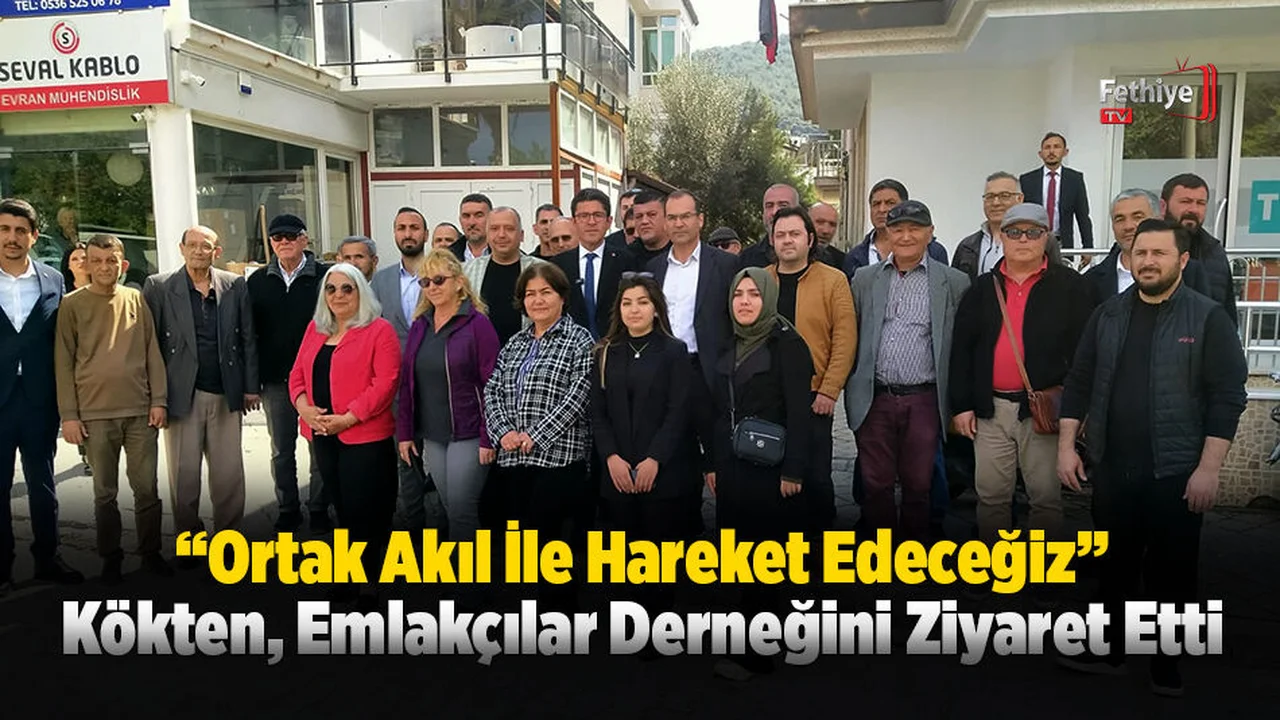 Kökten, Emlakçılar Derneğini Ziyaret Etti