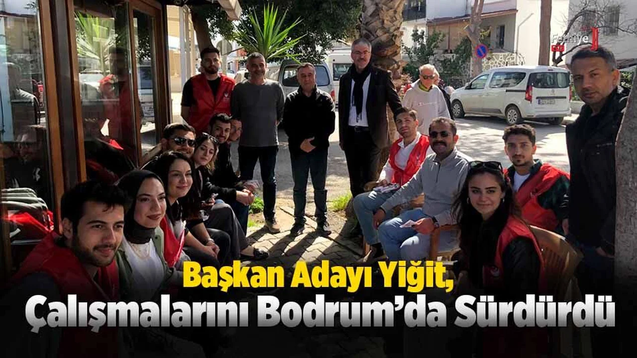 Başkan Adayı Yiğit, Çalışmalarını Sürdürüyor
