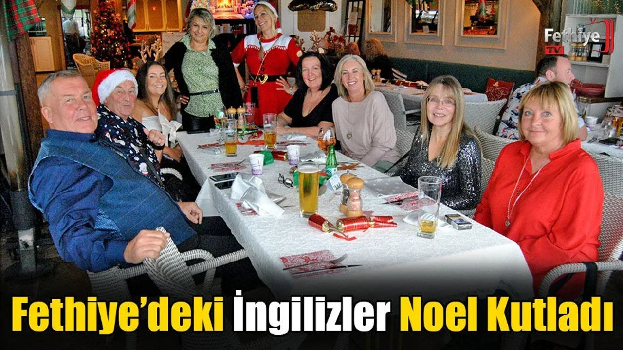 Fethiye’deki İngilizler Noel Kutladı