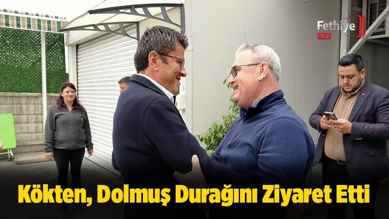 Kökten, Dolmuş Durağını Ziyaret Etti