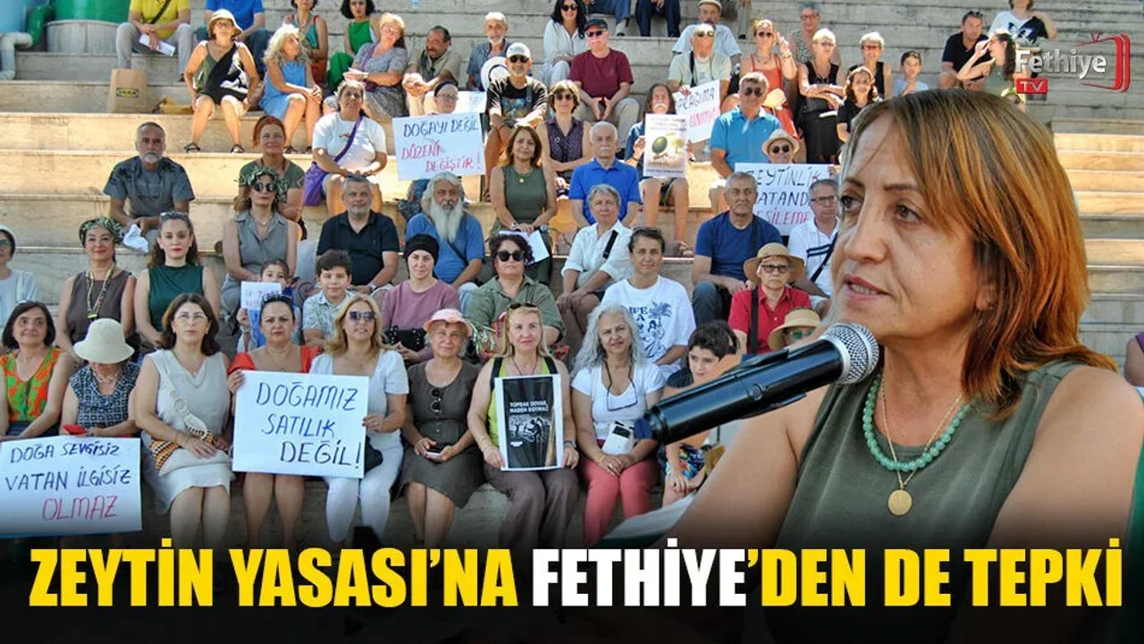 Fethiye’de Yasaya Tepki İçin 200 Adet Zeytin Fidanı Dağıtıldı