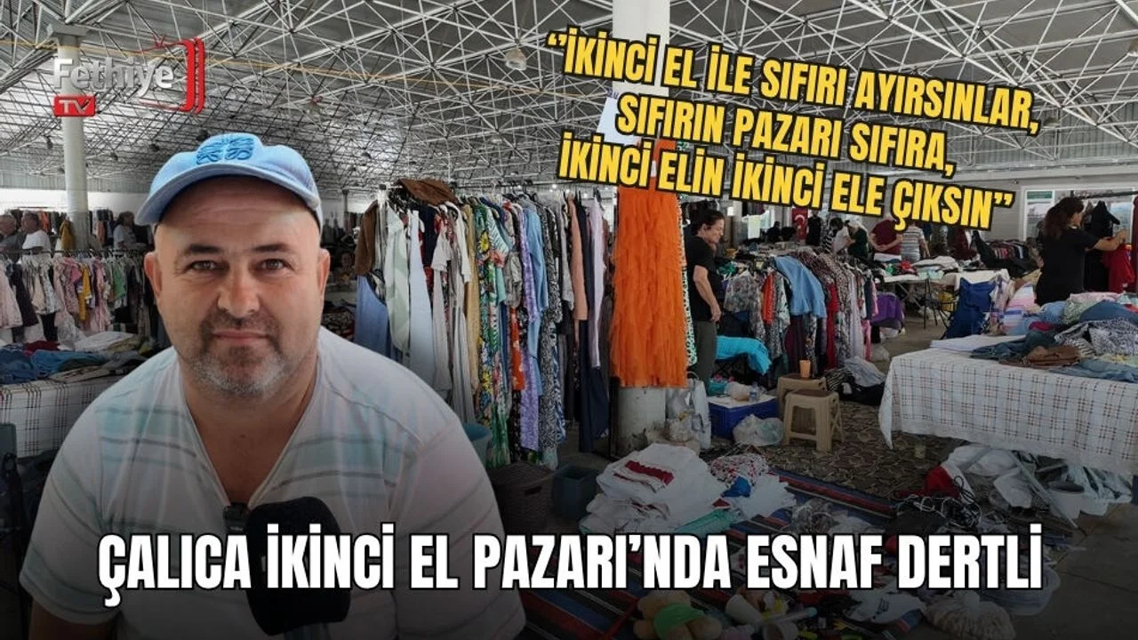 Çalıca İkinci El Pazarı’nda Esnaf Dertli