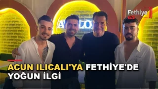 Acun Ilıcalı, Fethiye Paspatur Çarşısı'nda vatandaşların yoğun ilgisiyle karşılaştı