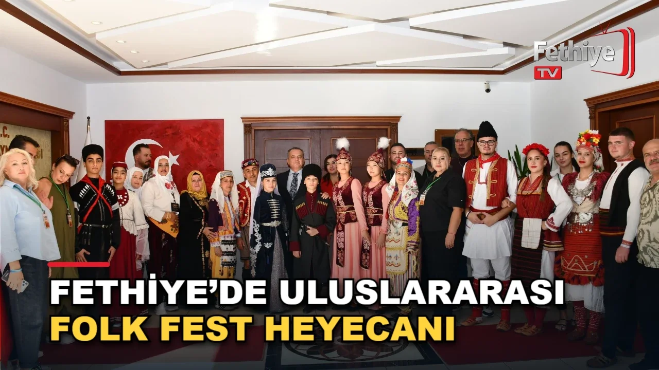 Fethiye Folk Fest heyeti, Kaymakam Fatih Akkaya’yı ziyaret ederek festival programını paylaştı