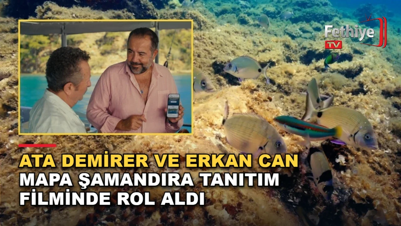Ata Demirer ve Erkan Can, Mapa Şamandıra Tanıtım Filminde Rol Aldı