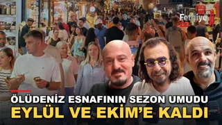 Ölüdeniz'de esnaf yaz sezonunu değerlendirirken, Eylül ve Ekim aylarında İngiliz turist bekliyor.