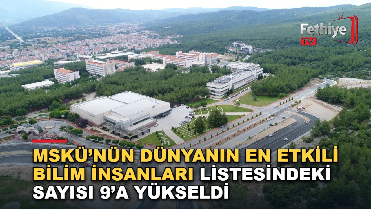 Muğla Sıtkı Koçman Üniversitesi'nden 9 bilim insanı Stanford'un etkili bilim insanları listesine girdi