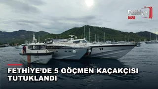 Fethiye açıklarında Sahil Güvenlik operasyonunda düzensiz göçmenler ve kaçakçılık şüphelileri yakalandı