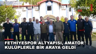 Fethiyespor Altyapı Akademisi yöneticileri amatör futbol kulüpleri temsilcileriyle kahvaltıda buluştu