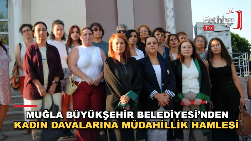 Fethiye'de silahlı saldırıya uğrayan Hatice Katrancı'nın davasını takip eden yetkililer