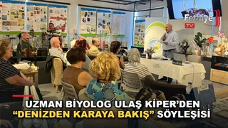 Uzman Biyolog Ulaş Kiper, Fethiye Kültür Evi'nde düzenlenen imza gününde kitabını tanıttı.