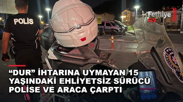 Marmaris'te ehliyetsiz motosiklet sürücüsünün karıştığı kaza sonrası yaralılar hastaneye kaldırıldı