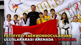 Fethiye Gücü Spor Kulübü taekwondocuları Sırbistan'da madalya kazandı