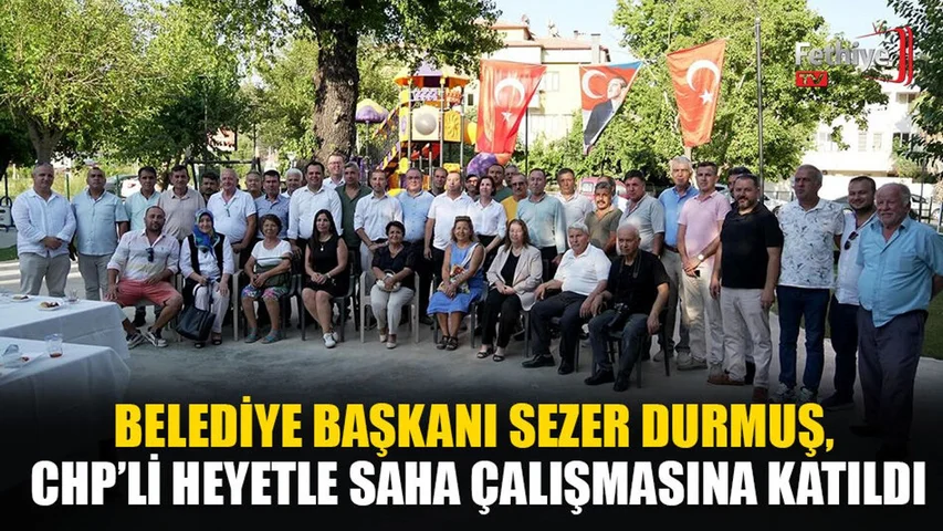 Belediye Başkanı Sezer Durmuş, CHP’li Heyetle Saha Çalışmasına Katıldı