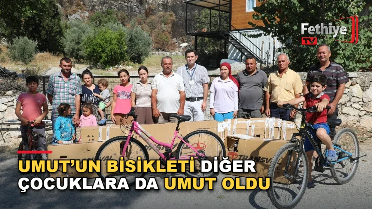 Umut’un Bisikleti Diğer Çocuklara da Umut Oldu