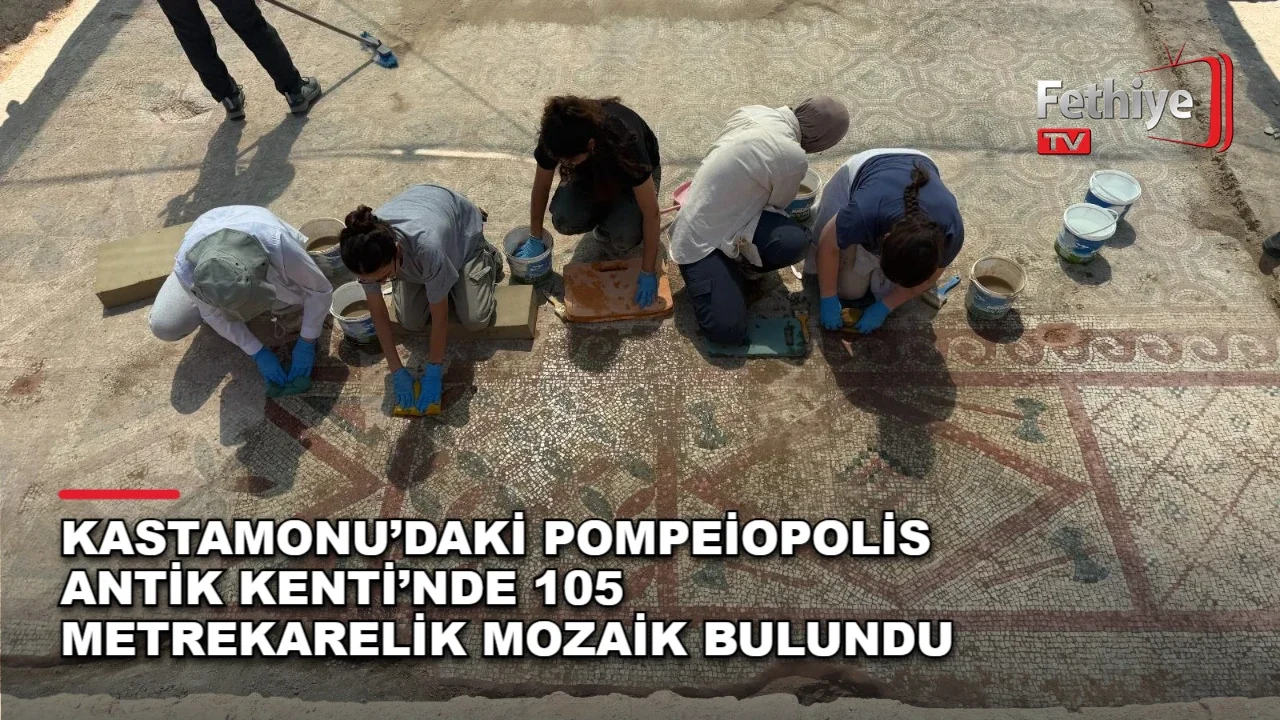 Pompeiopolis'te 1700 Yıllık Mozaik ve Eros Başı Gün Yüzüne Çıkarıldı