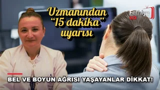Acıbadem Bodrum Hastanesi uzmanı Şirin Atlığ omurga sağlığı için egzersiz önerilerini paylaştı