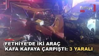 Fethiye Yeni Mahalle'de iki aracın çarpıştığı trafik kazasında yaralanan vatandaşlar hastaneye kaldırıldı.