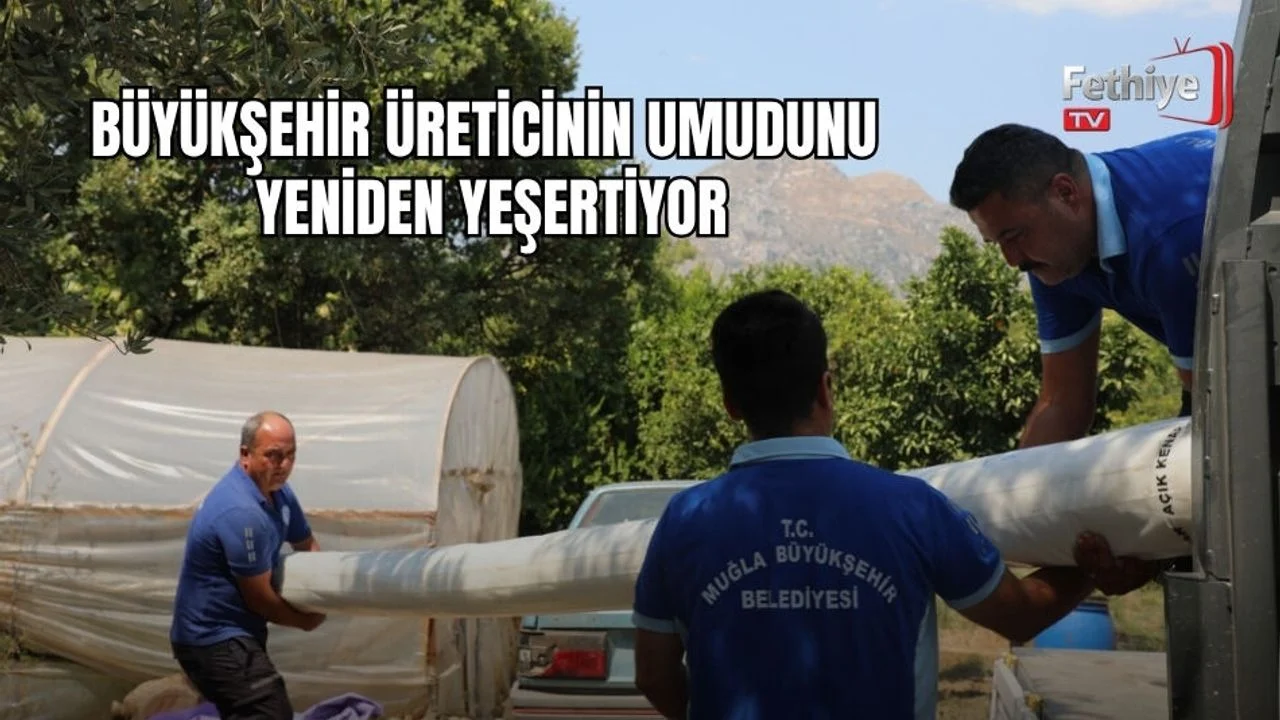 Büyükşehir Üreticinin Umudunu Yeniden Yeşertiyor