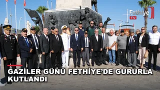 Fethiye Kaymakamı Fatih Akkaya, 19 Eylül Gaziler Günü'nde gaziler ve şehit aileleriyle bir araya geldi