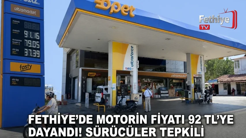 Motorin zammı sonrası Fethiye'de sürücüler akaryakıt pompasında fiyat artışını tepkiyle karşılıyor.