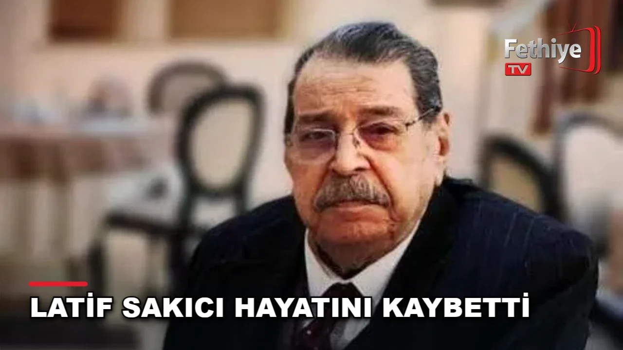 Eski Muğla Milletvekili Latif Sakıcı'nın Ankara'daki hastanede hayatını kaybettiği haberine ilişkin haber metni görseli.