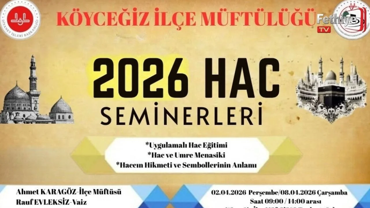Köyceğizli Hacı Adaylarına Seminer Verilecek