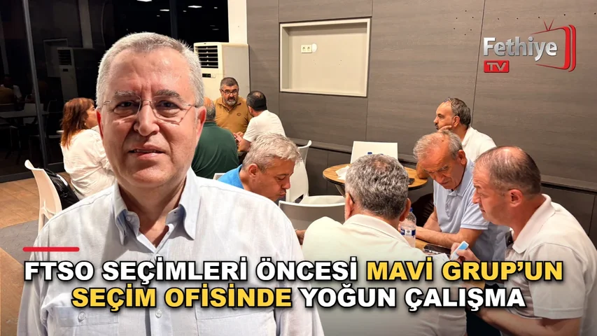 FTSO seçim çalışmaları kapsamında Mavi Grup adayı Osman Çıralı ve destekçileri seçim ofisinde bir araya geldi