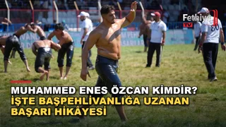 Seydikemerli genç güreşçi Muhammed Enes Özcan, Elmalı'daki müsabakanın ardından başpehlivanlık boyuna yükseldi.